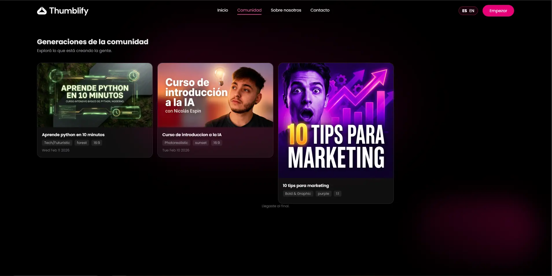 Captura 2 de Thumblify